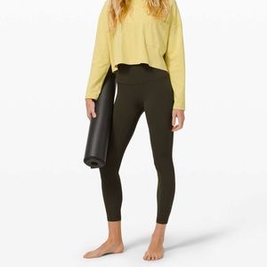 Lululemon Align Leggings 25” Olive Green